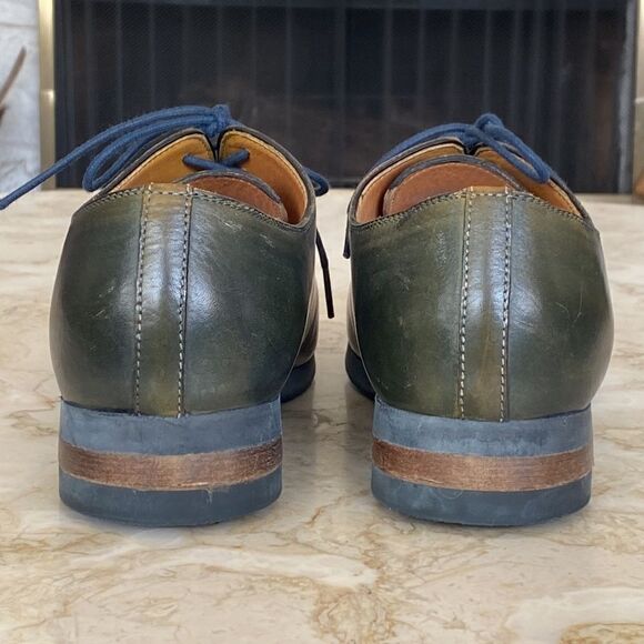 Messico Handcrafted Leather Derby Lace Up Shoes - Picture 8 of 14